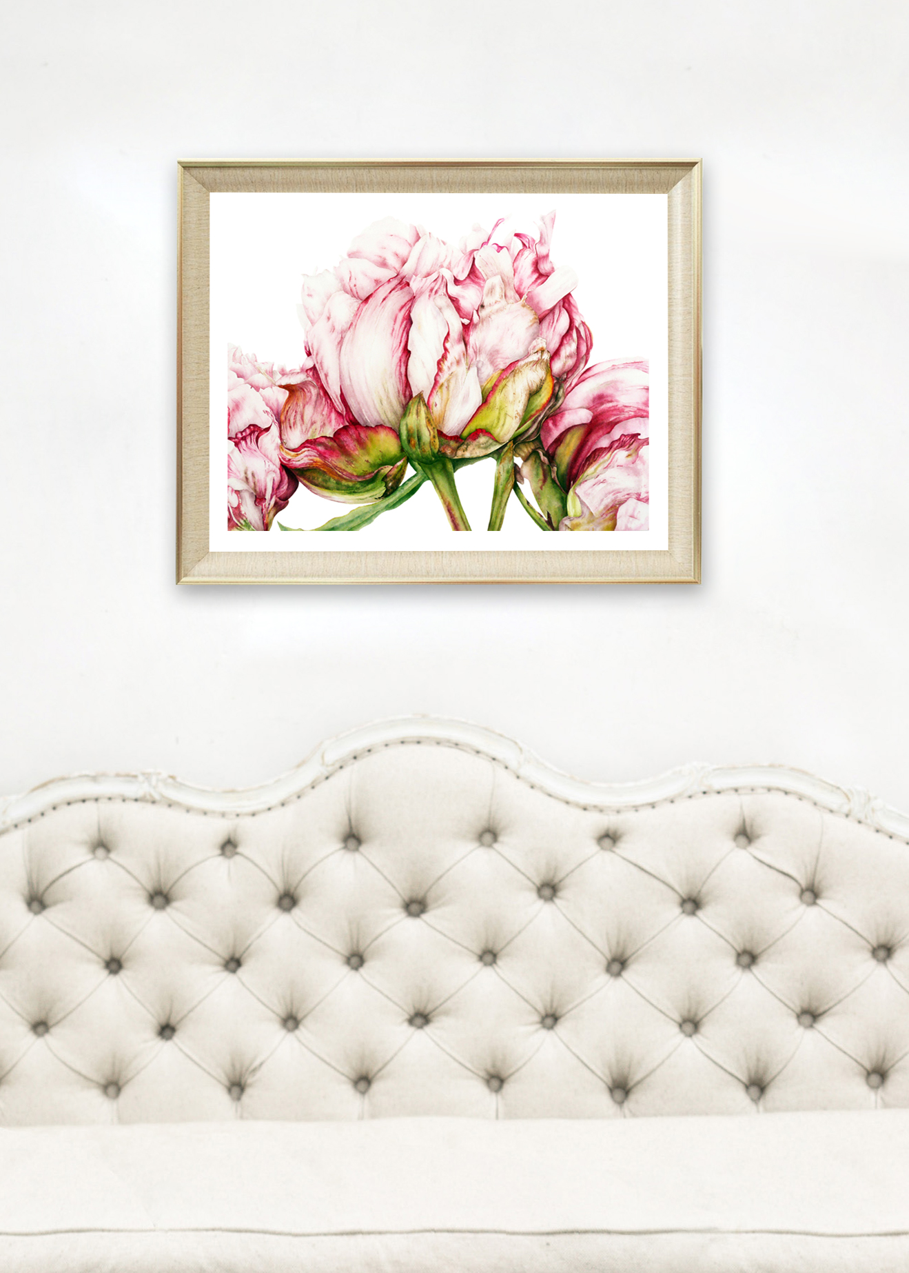 Peonies Art Print - Image 2